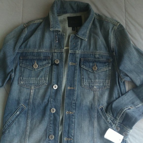 Paige, Men's Small, Denim Jacket, Blue, New with tag - Picture 1 of 4